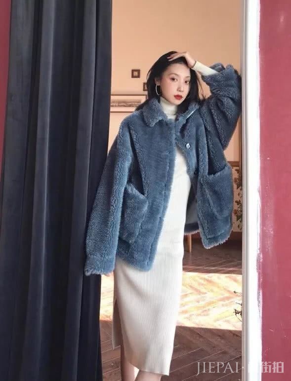 冬季穿搭大衣+阔腿裤显瘦又时髦，换条半身裙也超好看！