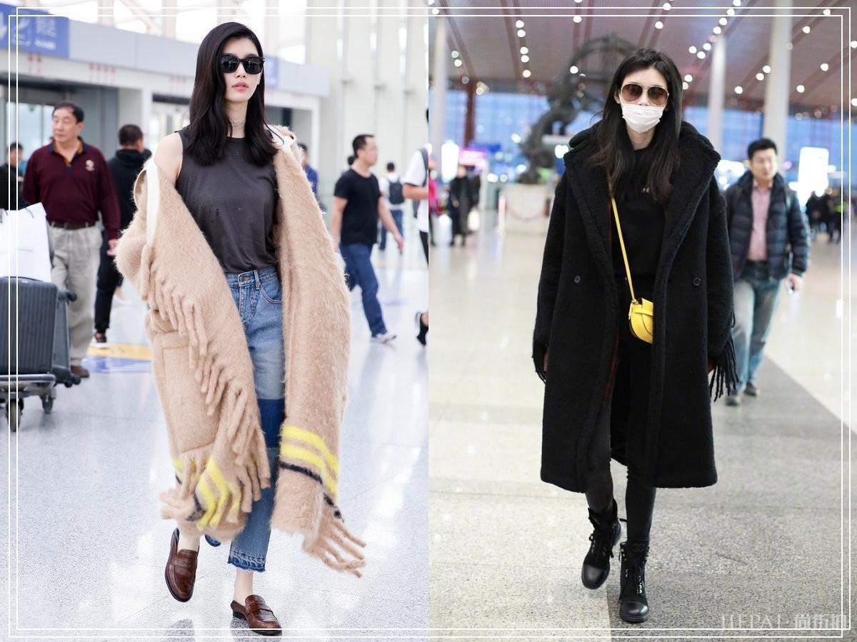 奚梦瑶穿流苏大衣，风格保守何止一点，何猷君真会管教