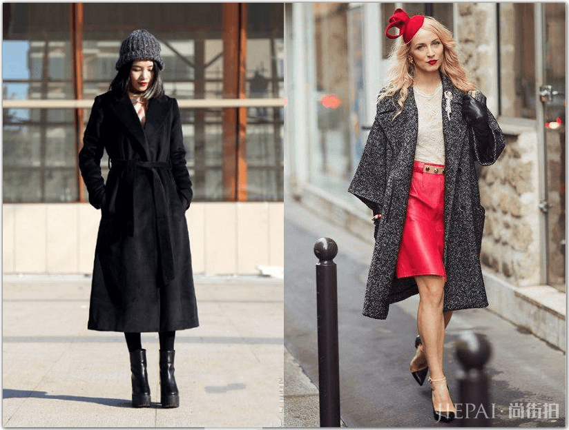 这3种纯色大衣上档次，减龄又显女神范