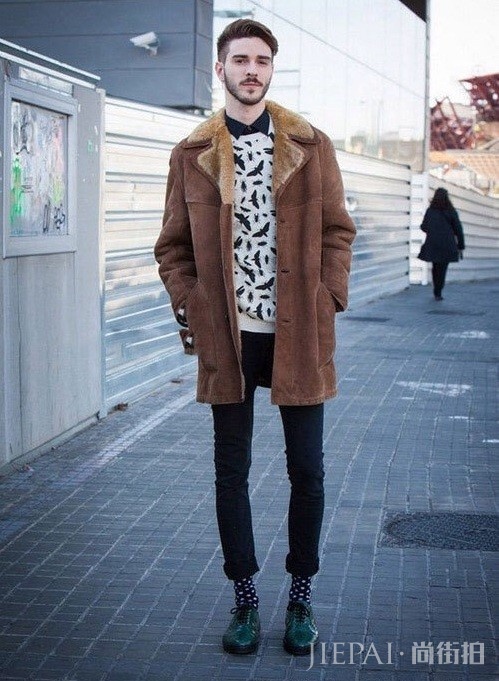 男人秋冬季时尚风衣搭配