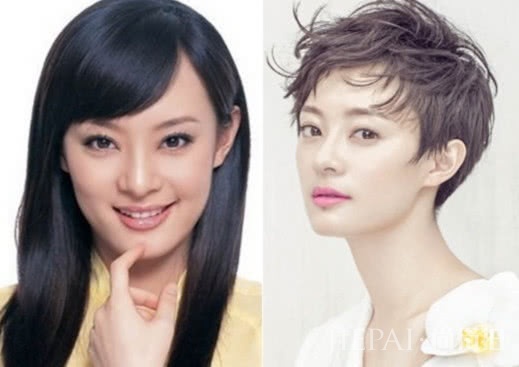 孙俪剪款“短发”变女神，终于不再是土大妈