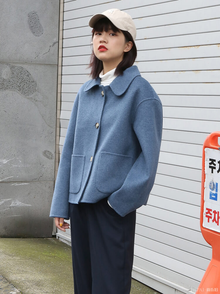这3种纯色大衣上档次，减龄又显女神范