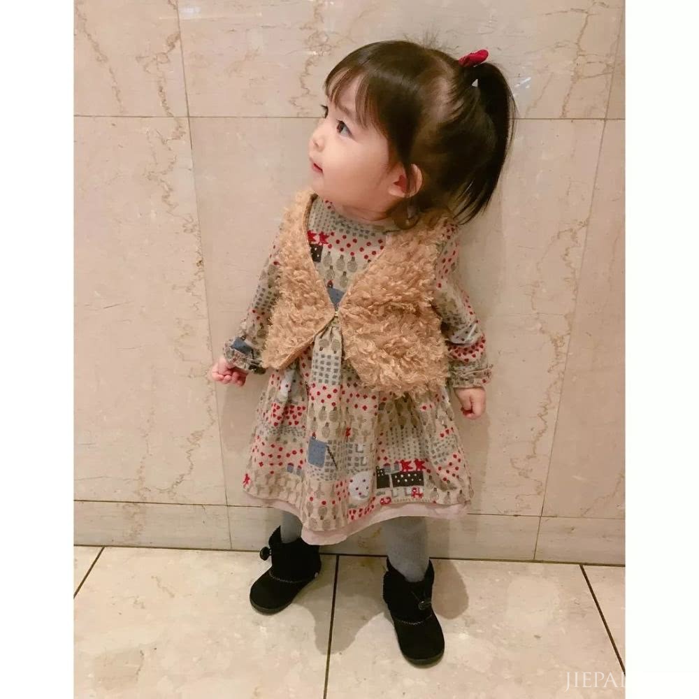 日本1岁小女孩太太萌啦！每日穿搭走红ins