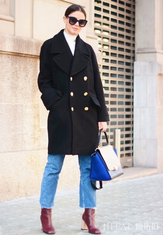 大衣＋小高领，时髦温暖才是硬道理