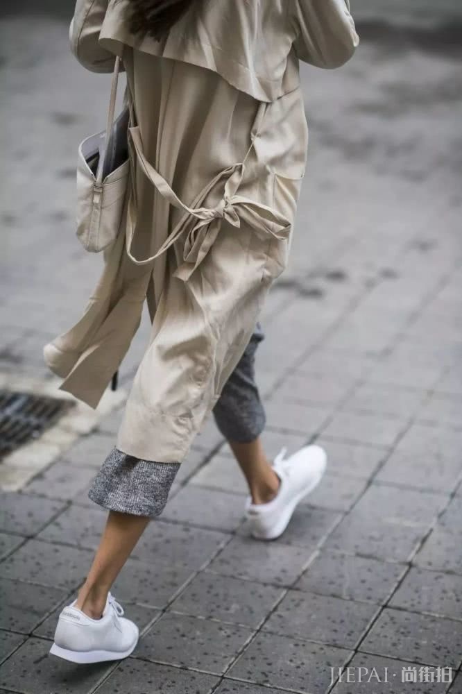 冬风衣＋平底鞋大火，巨美巨有气质！