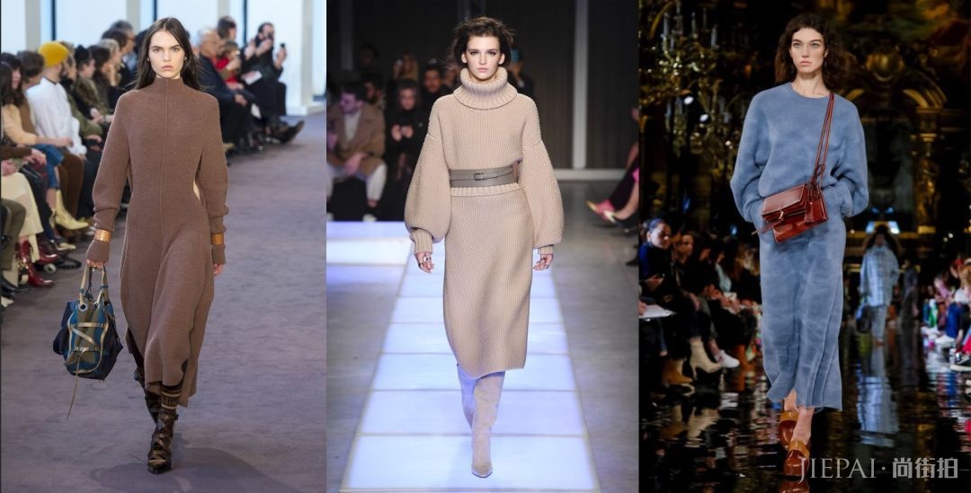 毛衣裙搭配，让你在冬天穿得又痩又高！