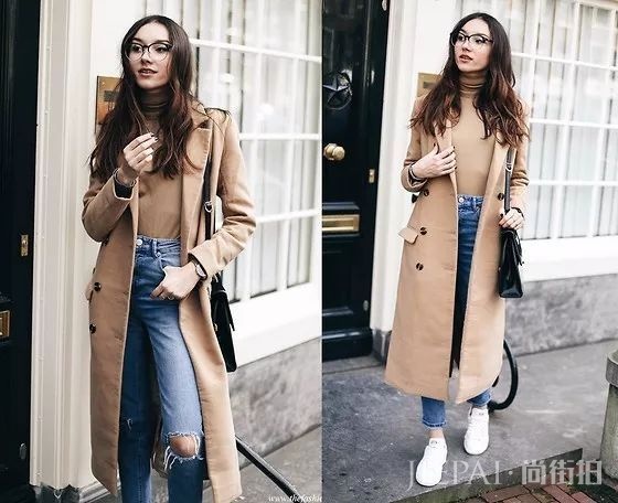 人手一件的驼色大衣,显贵又显瘦?