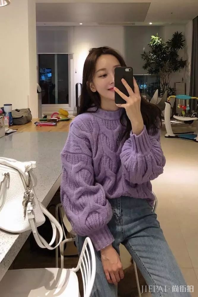 这几个颜色的毛衣才叫美！！