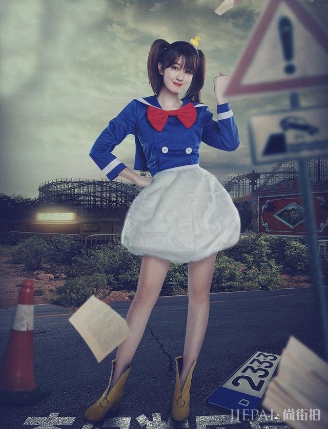 乔欣穿成“唐老鸭”,往下看到鞋让人眼前一亮!