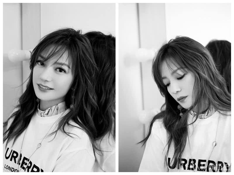 赵薇仅仅只是换上印花裙打底,美了不止一点点