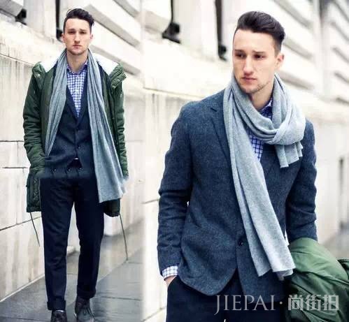 男人秋冬季时尚风衣搭配