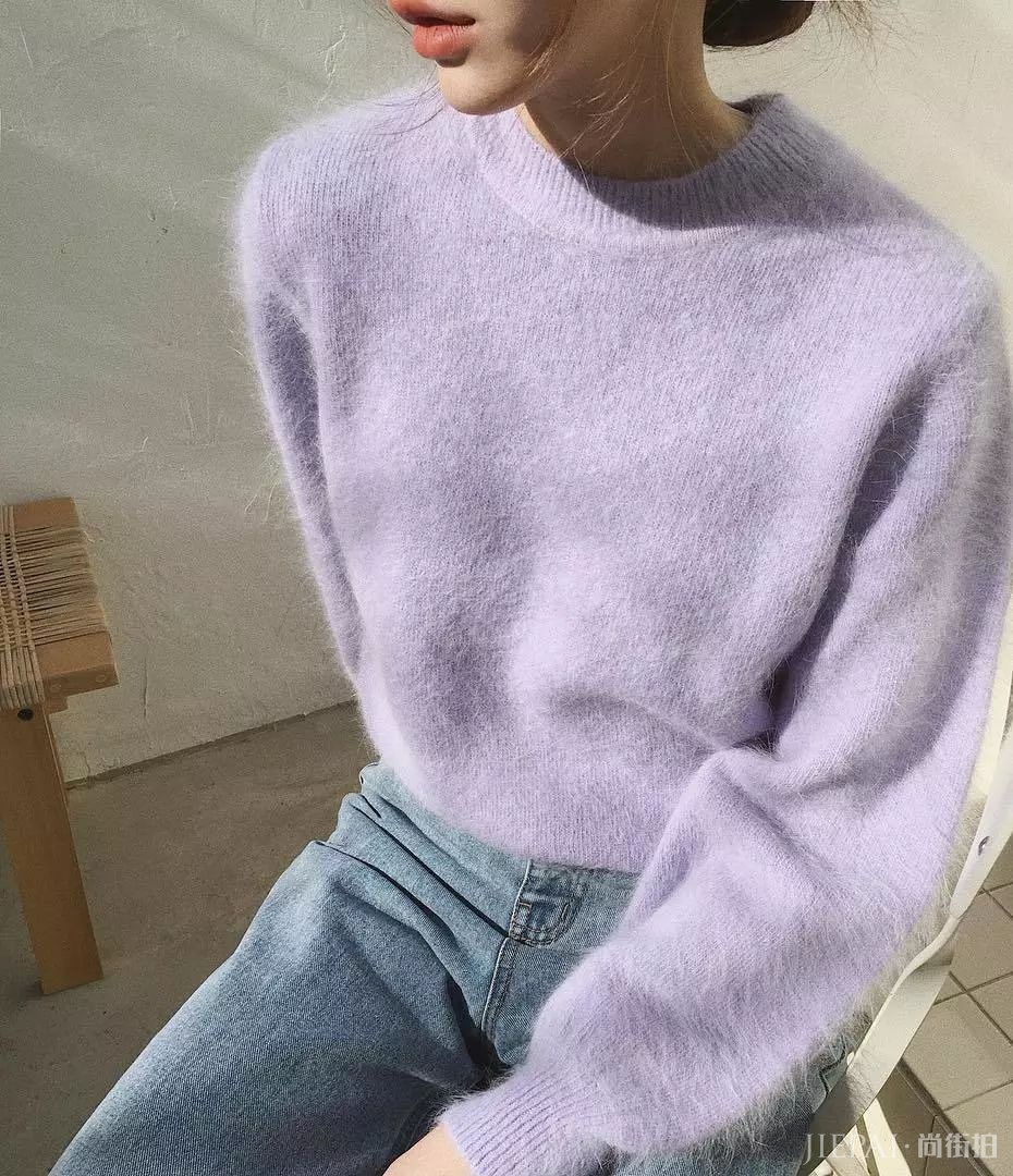 这几个颜色的毛衣才叫美！！