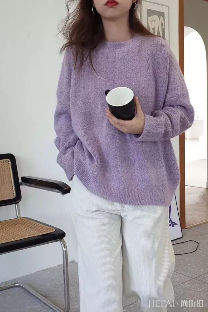 这几个颜色的毛衣才叫美！！