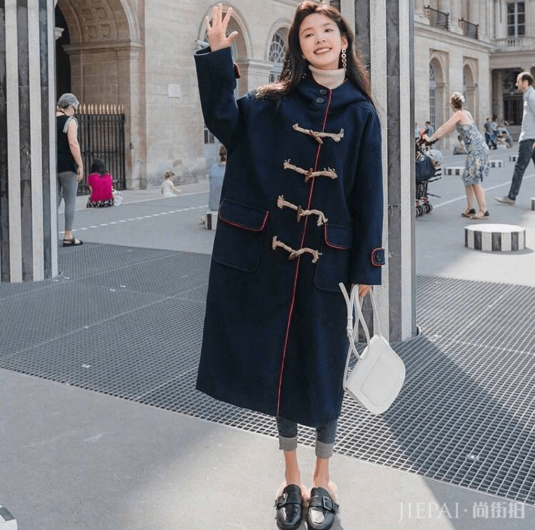 章若楠6款清一色的大衣时髦又保暖！