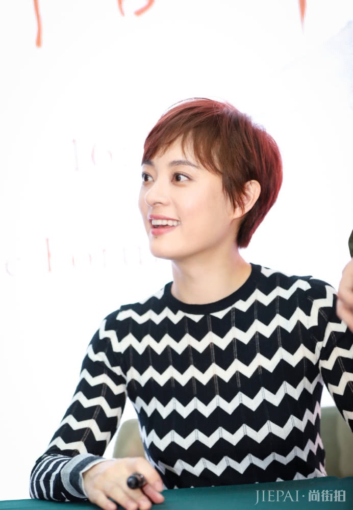 孙俪剪款“短发”变女神，终于不再是土大妈