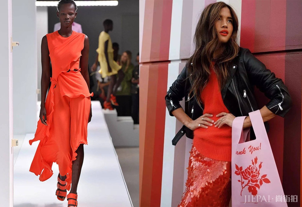 珊瑚橘是黄黑皮灾难色，太难穿？