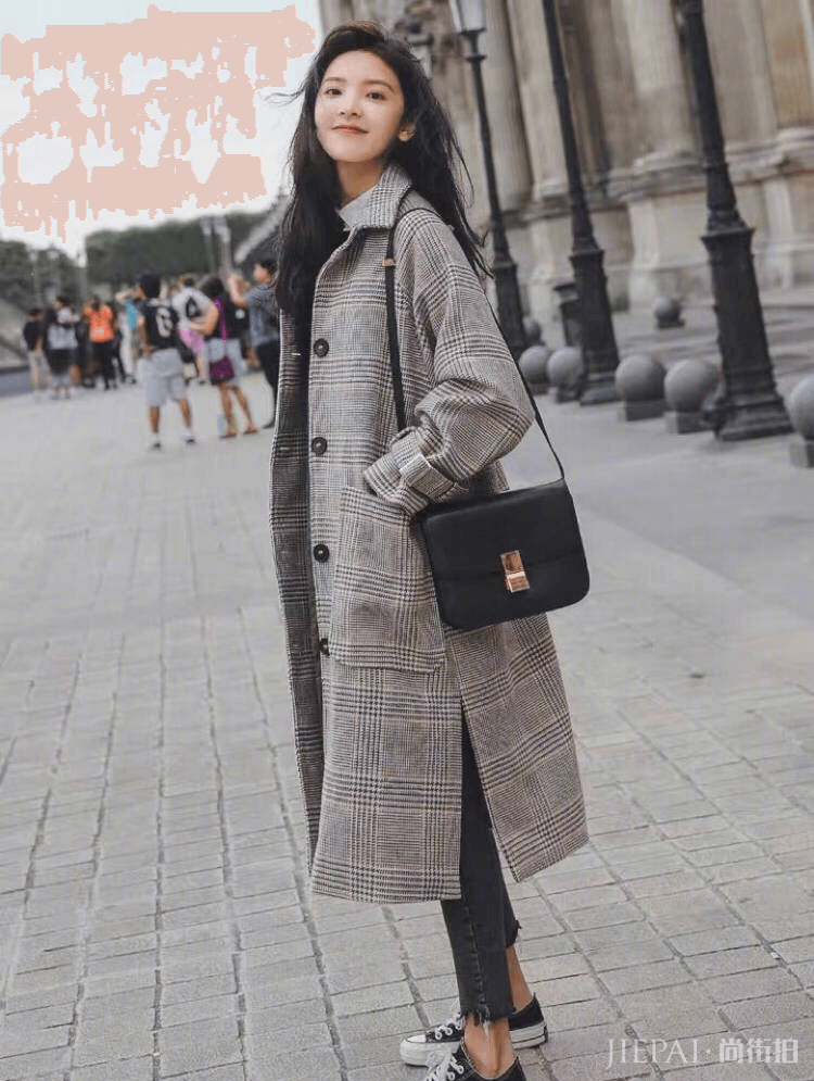 章若楠6款清一色的大衣时髦又保暖！