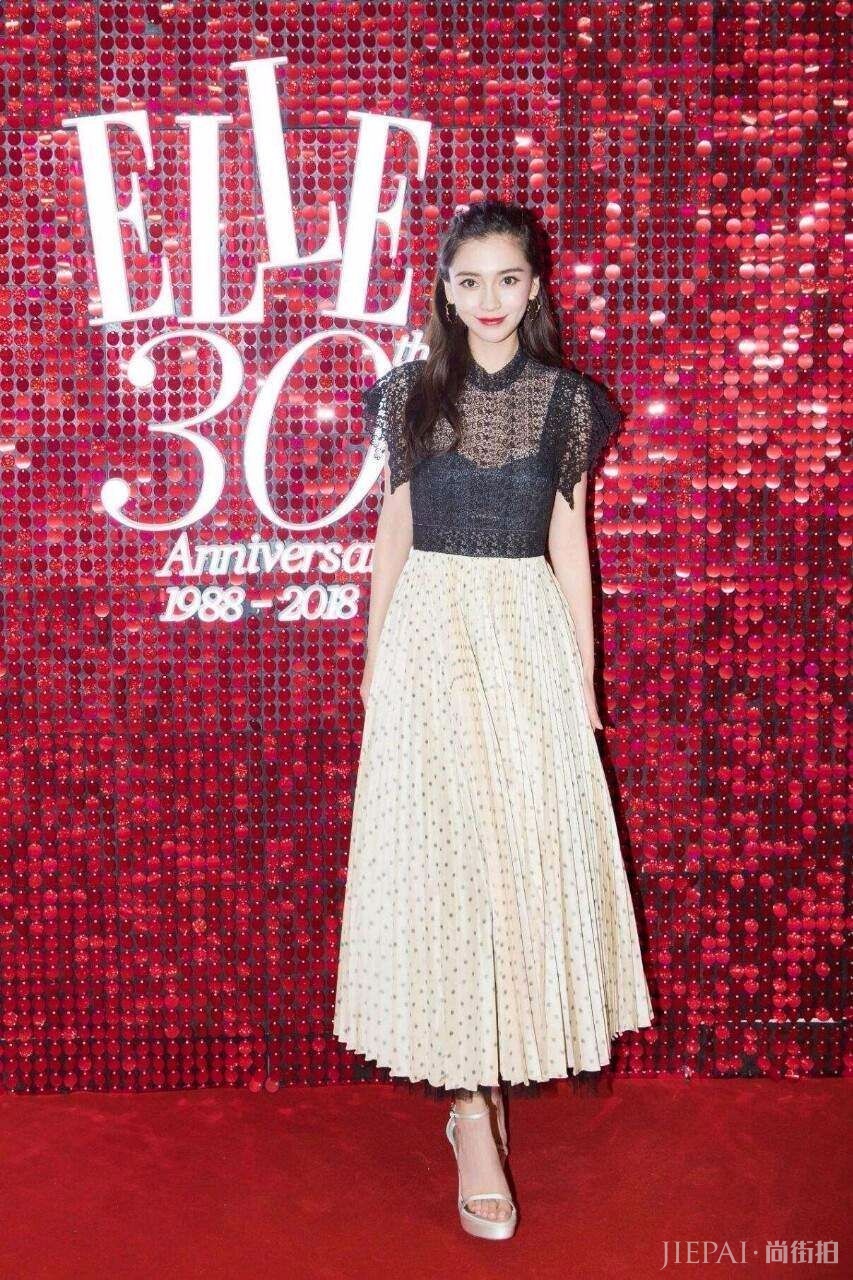 杨颖穿仙女裙很惊艳！