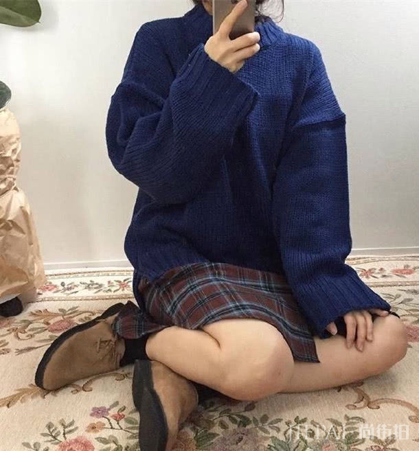 冬日温暖清新的毛衣穿搭,做一个每天不重样的懒人