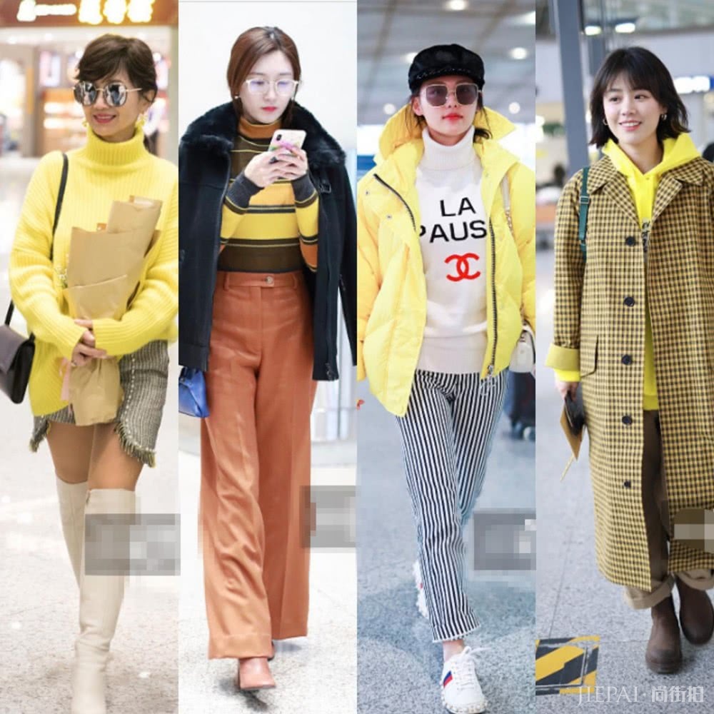 新年新气象，治愈鸭黄色教你穿大衣搭配