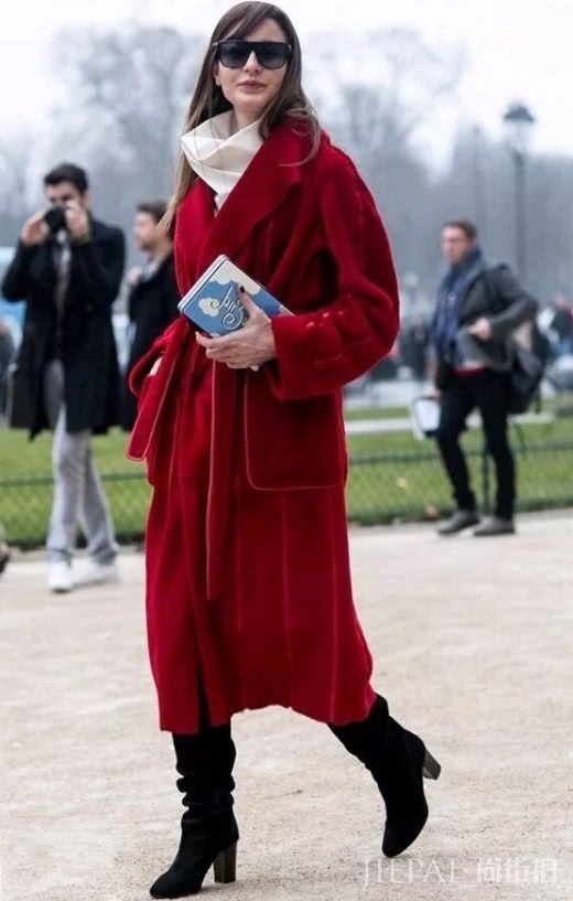 这6款红色大衣搭配,尽显大气女人味