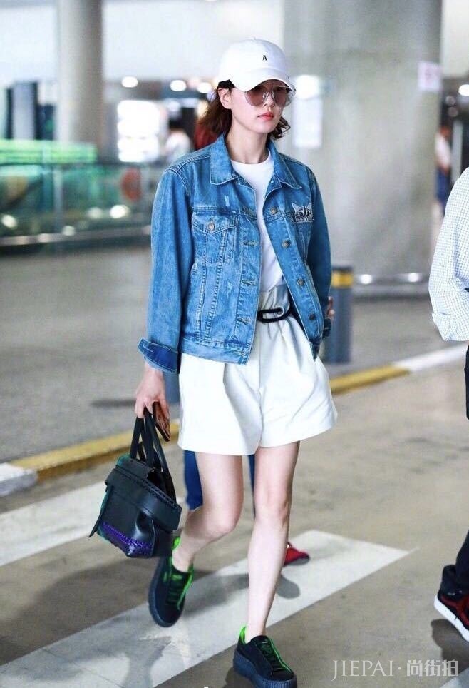 刘诗诗一头短发干练精致，帅气知性温柔！