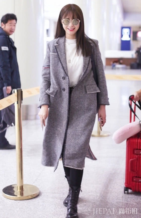 灰色大衣,好看不止一点点