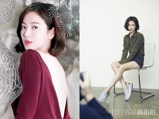 宋慧乔穿深 V 礼服代言美照曝光！到底是看墨镜还是看乔妹？