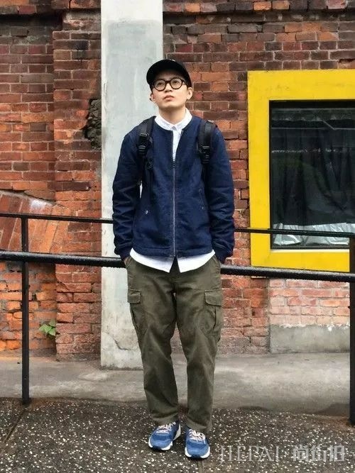 男生秋冬搭配，一定要带点"绿”