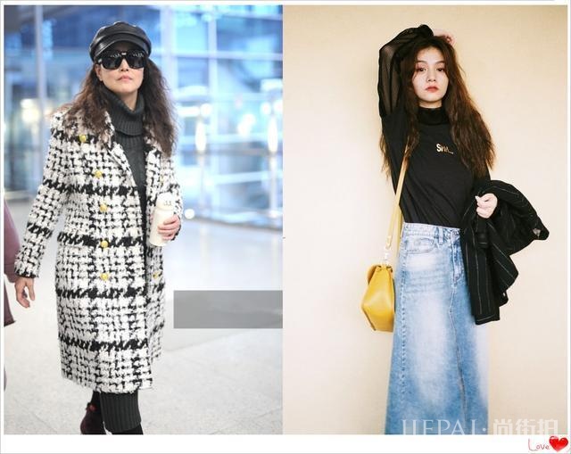 周海媚“泡面卷”发型，减龄时髦