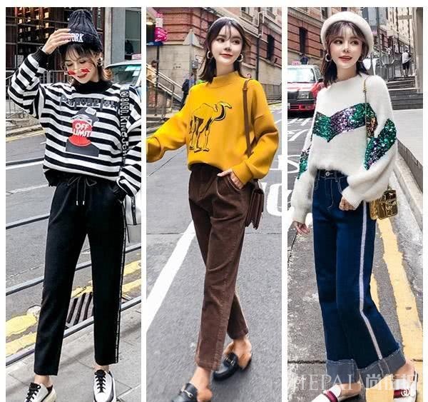 毛衣+短裙155穿出165既视感,简单又舒适