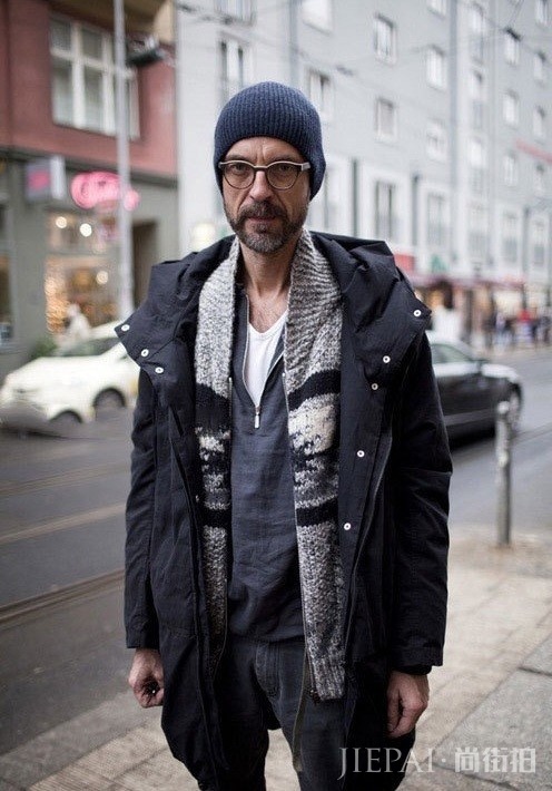 男人秋冬季时尚风衣搭配