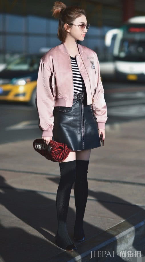 景甜一双腿太抢镜,我和腿精就差这双鞋了