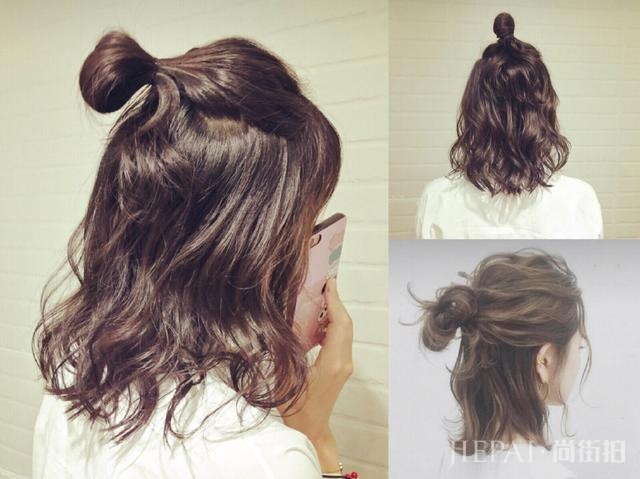 2019流行迷人“丸子烫”发型，方便打理，美太多了！