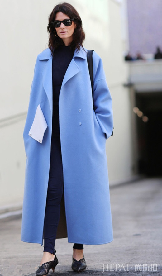 大衣＋小高领，时髦温暖才是硬道理
