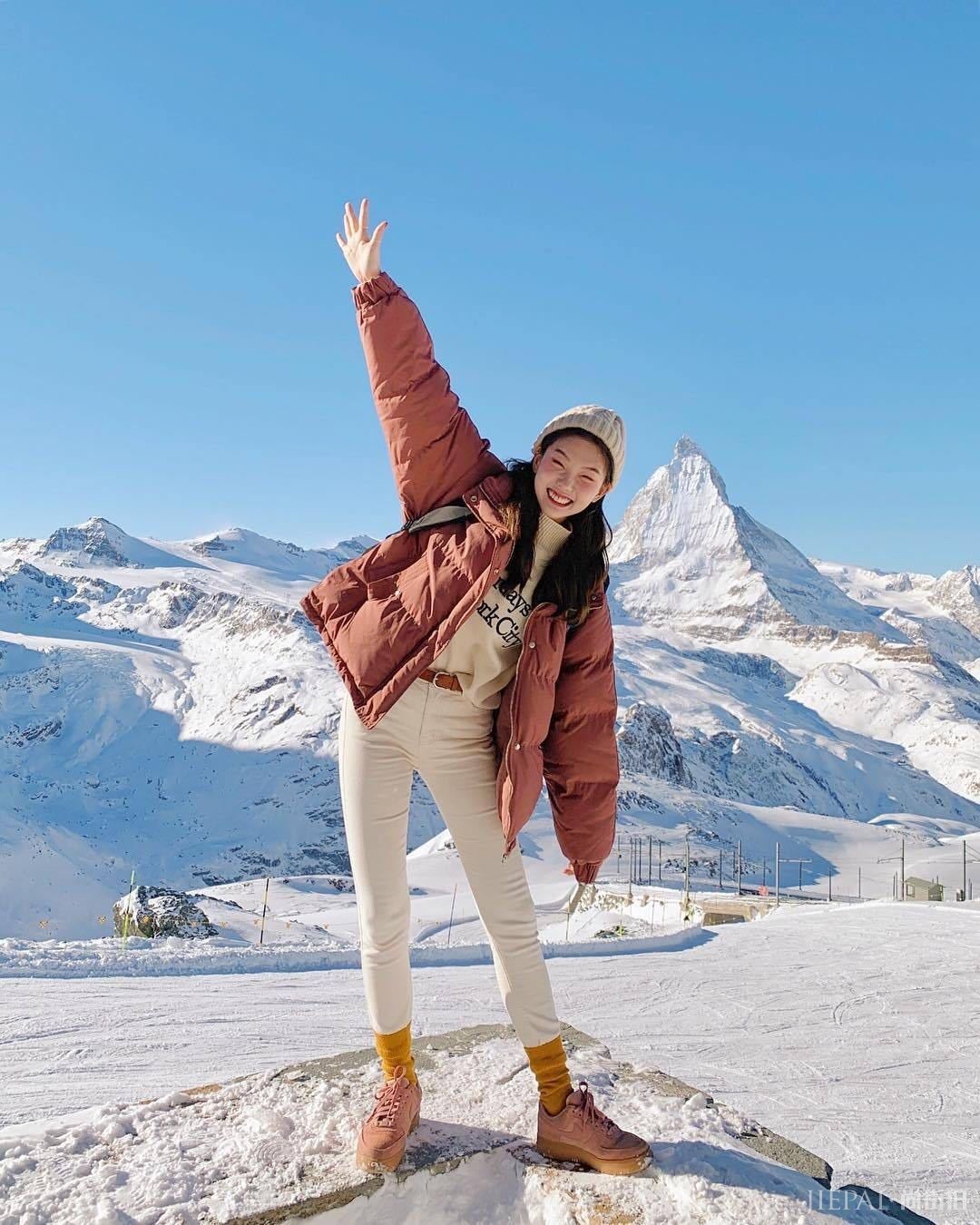 韩国妹子显瘦保暖的10款冬季棉服穿搭!