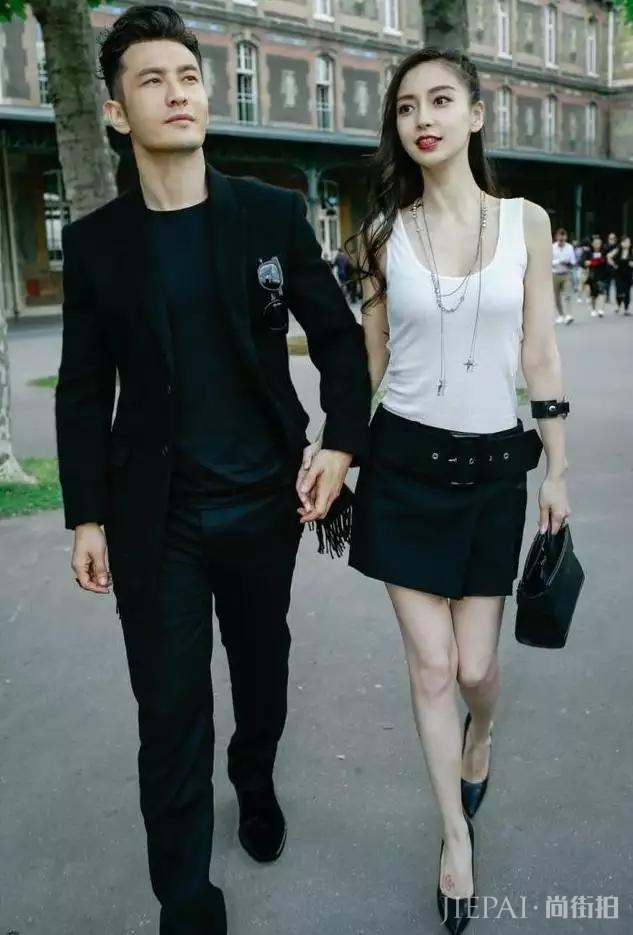 Angelababy剪个性“狼头”造型，清纯少女变霸气女王