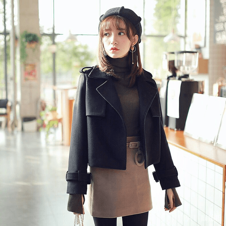 小个子女生冬天穿啥？毛呢搭配少不了！