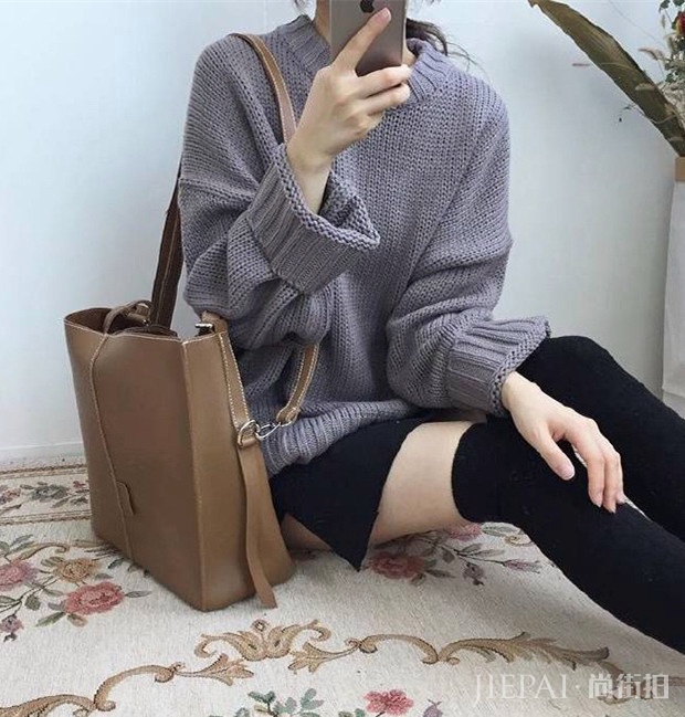 冬日温暖清新的毛衣穿搭,做一个每天不重样的懒人