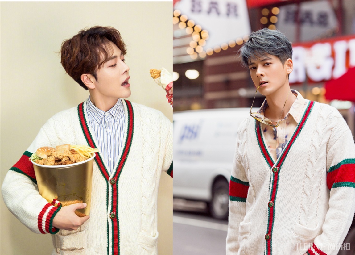 徐海乔郭品超两个大龄男人撞衫针织衫居然秒变20岁