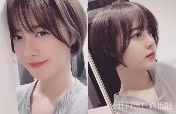 3款适合圆脸的短发，让你2019年从头开始美！