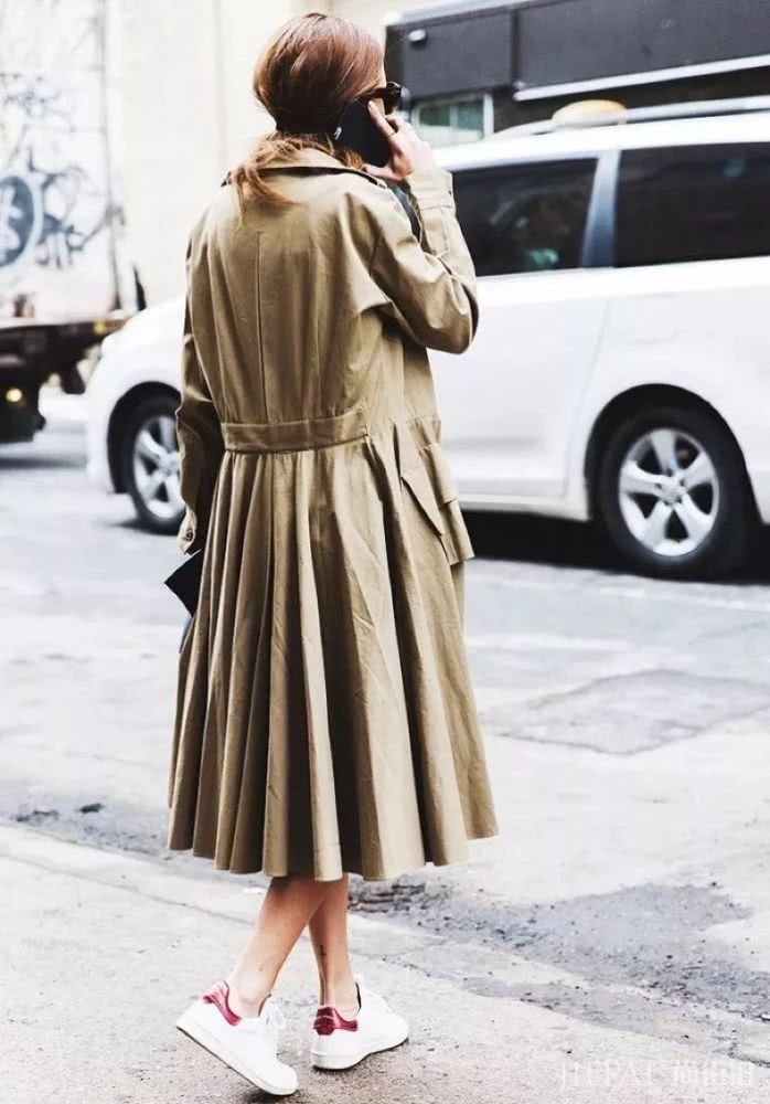 冬风衣＋平底鞋大火，巨美巨有气质！