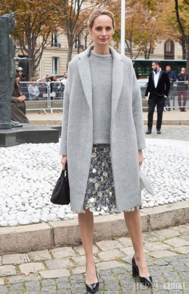 灰色大衣,好看不止一点点