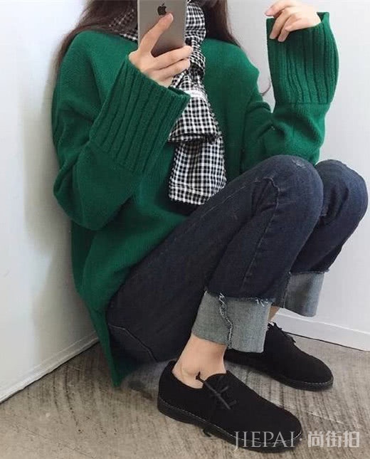 冬日温暖清新的毛衣穿搭,做一个每天不重样的懒人