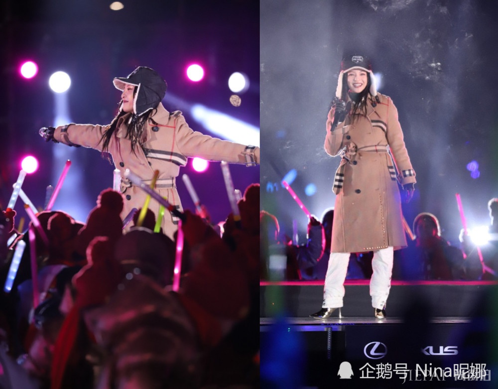 张韶涵晚会变大熊猫,穿4件衣服3条裤子一样可爱苗条