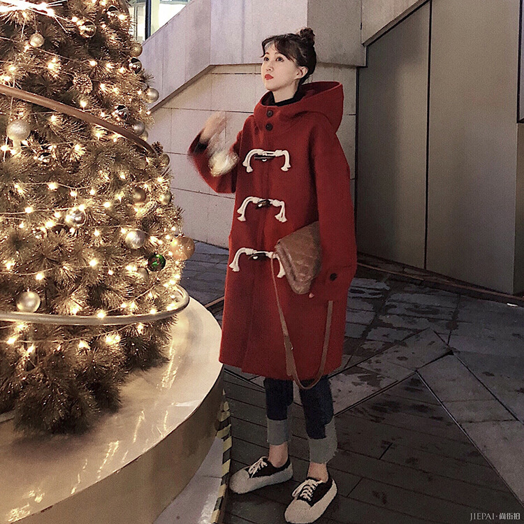 冬季女人要有气质穿衣搭配毛呢外套不能少