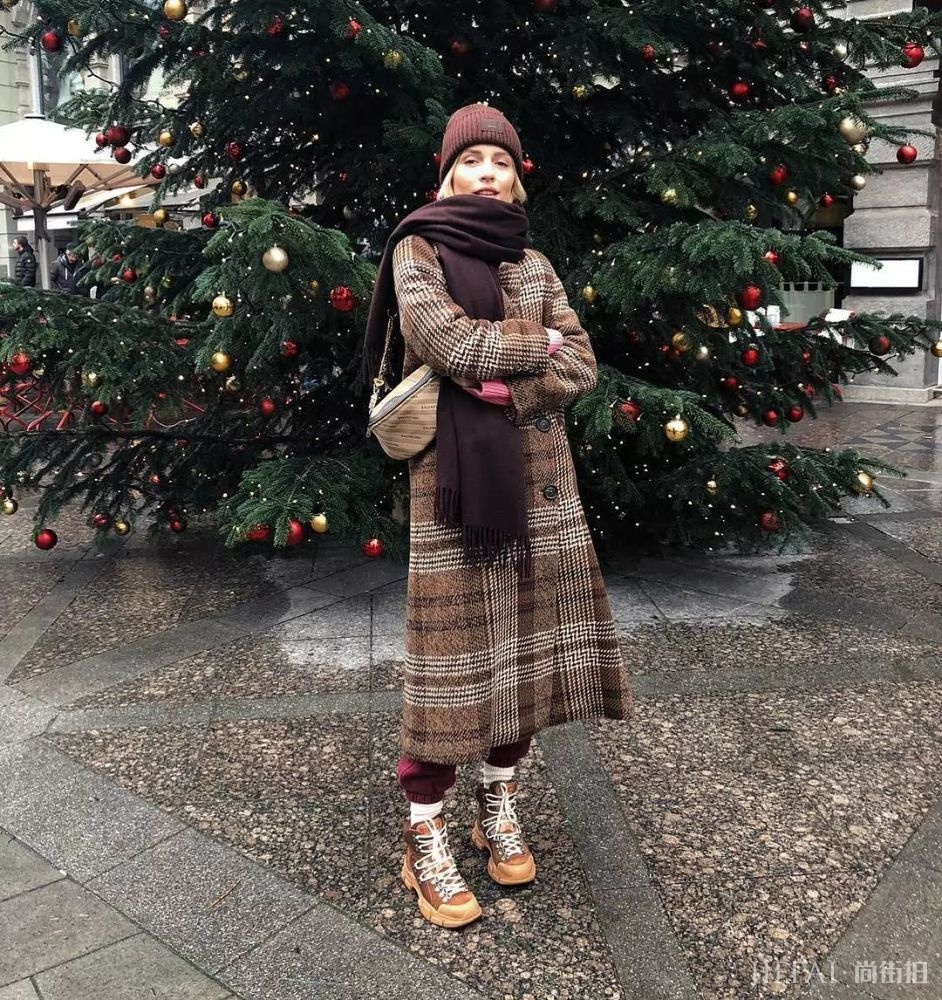 围巾＋大衣 怎么穿都美