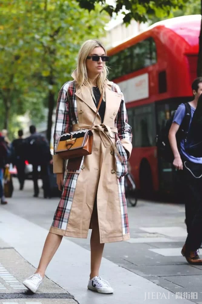 冬风衣＋平底鞋大火，巨美巨有气质！