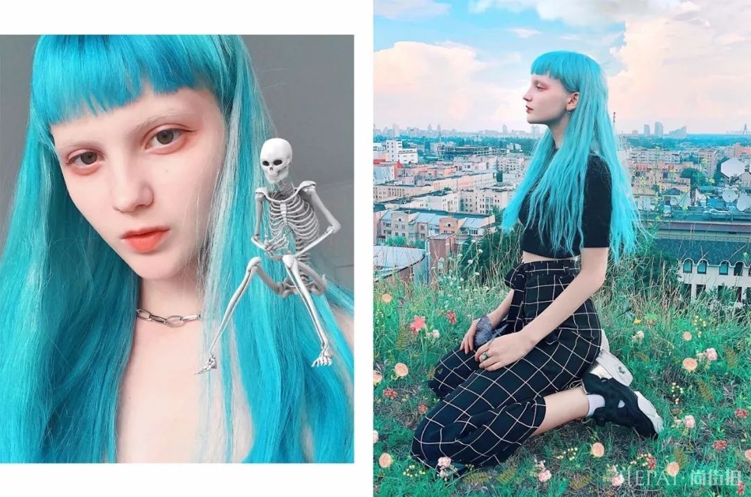 你这辈子不敢染的发色，她全都帮你试了一遍！