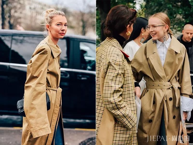 小个子穿风衣+阔腿裤,也能秒变高瘦美